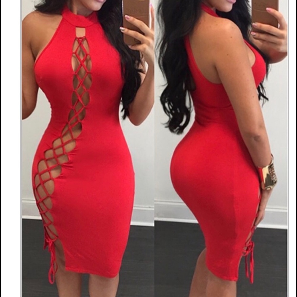 Red dress